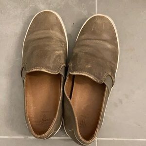 Frye slip-ons, size 7